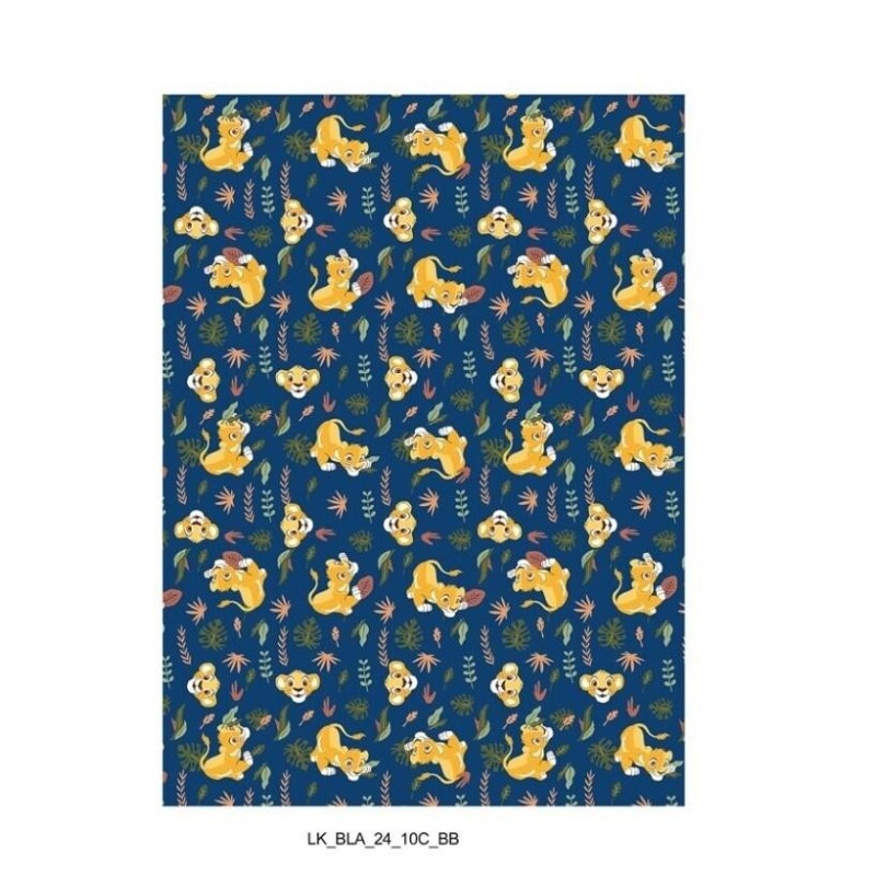 DISNEY - Couverture Flanelle 110x150cm - Le Roi Lion 