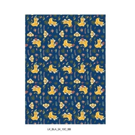 DISNEY - Couverture Flanelle 110x150cm - Le Roi Lion 