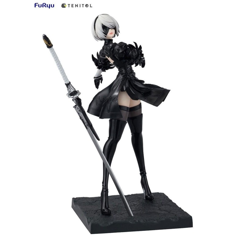 NIER AUTOMATA - 2B Ver1.1a - Statuette Tenitol 22cm 