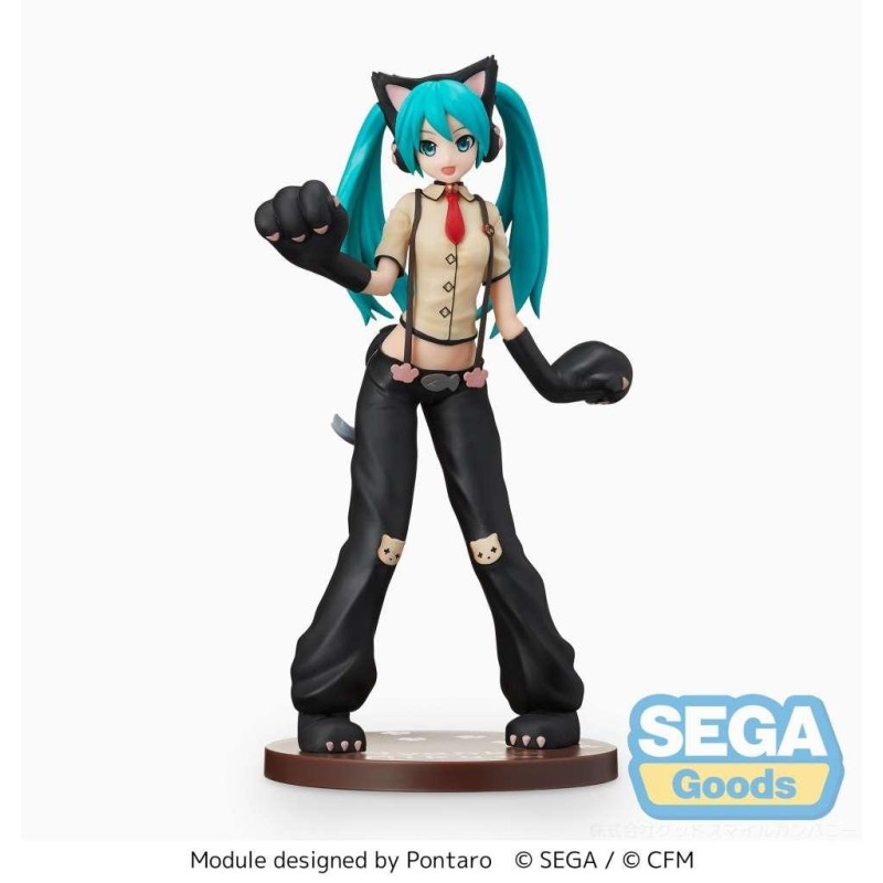 HATSUNE MIKU - Hatsune Miku Kitty - Statuette Arcade 23cm 