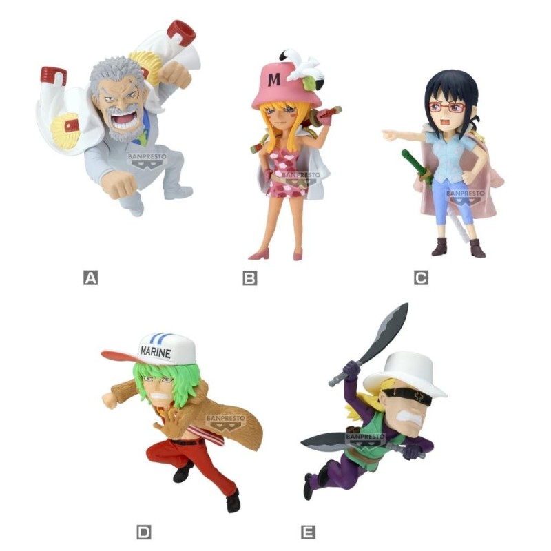 ONE PIECE - WCF Egg Head - Assortiments 12 Figurine 7cm 