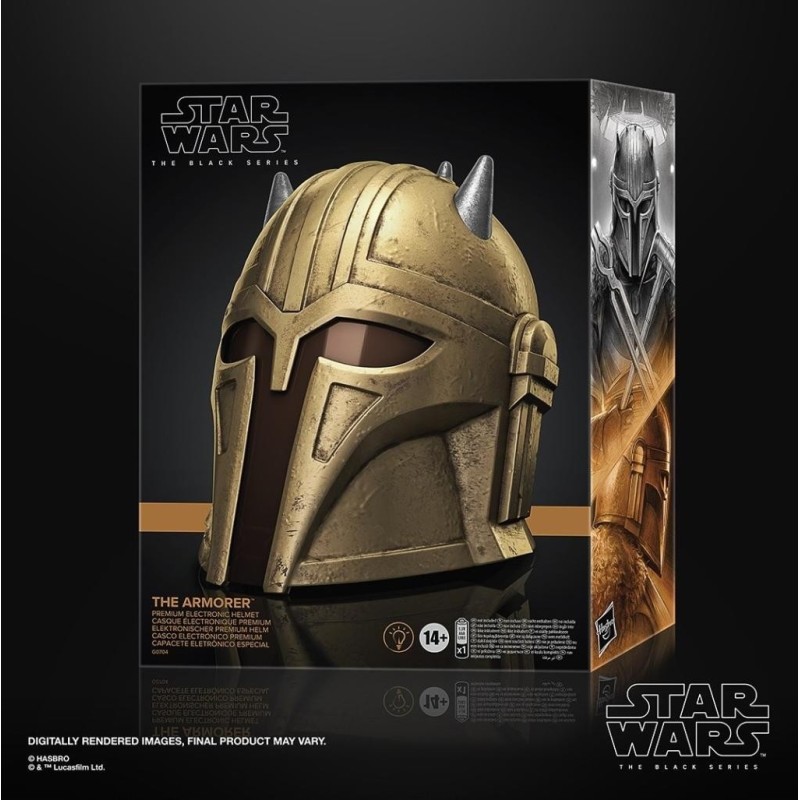 STAR WARS - Mandalorian - Casque éléctronique The Armorer Black Series 