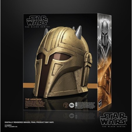 STAR WARS - Mandalorian - Casque éléctronique The Armorer Black Series 