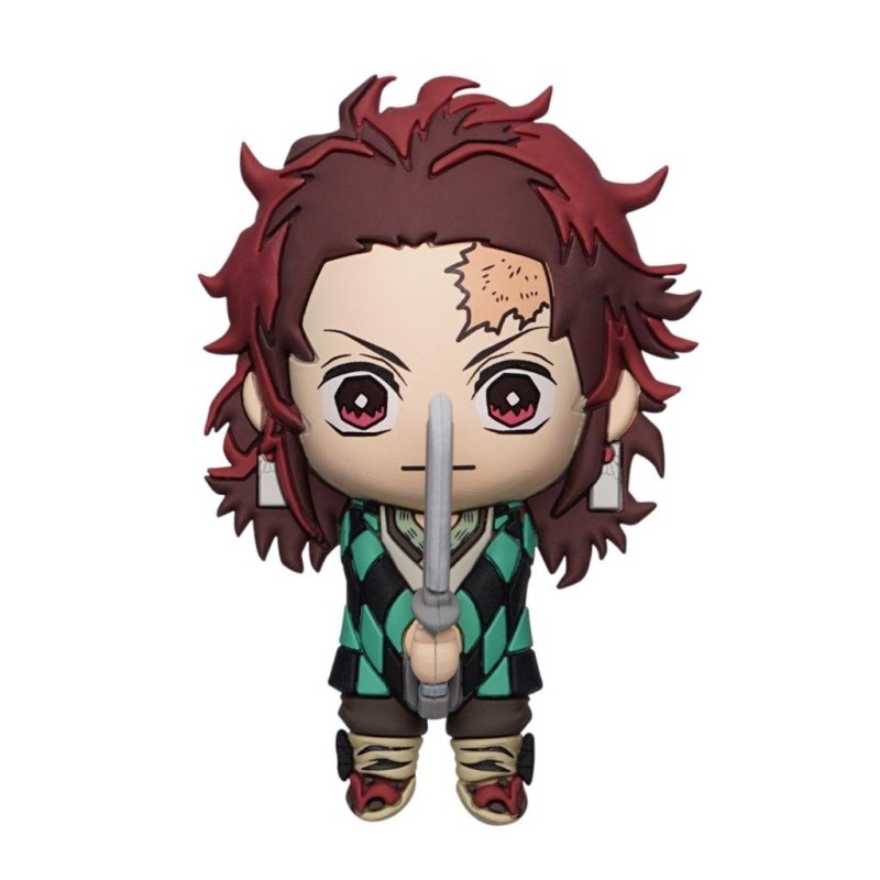 DEMON SLAYER - Bloody Tanjiro - Aimant à collectionner en mousse 3D 