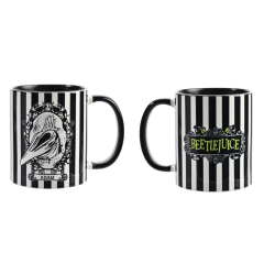 BEETLEJUICE - Black&White - Adam - Mug Interieur Coloré - 312 ml 2