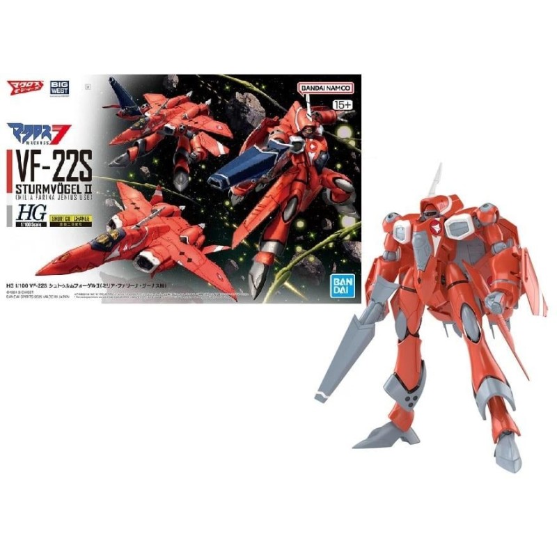 GUNDAM - HG 1/100 VF-22S STURMVOGEL  - Model Kit 
