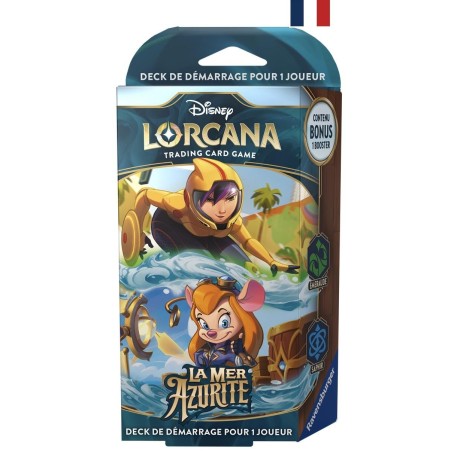 DISNEY - Lorcana - Trading Cards Starters Emer/Saphir Chapitre 6 - FR 