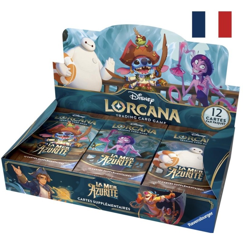 DISPLAY SET 6 LORCANA VF LA MER AZURITE 