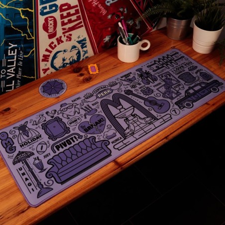 FRIENDS - 30th - Tapis de Bureau XL + 1 Sous-Verre 