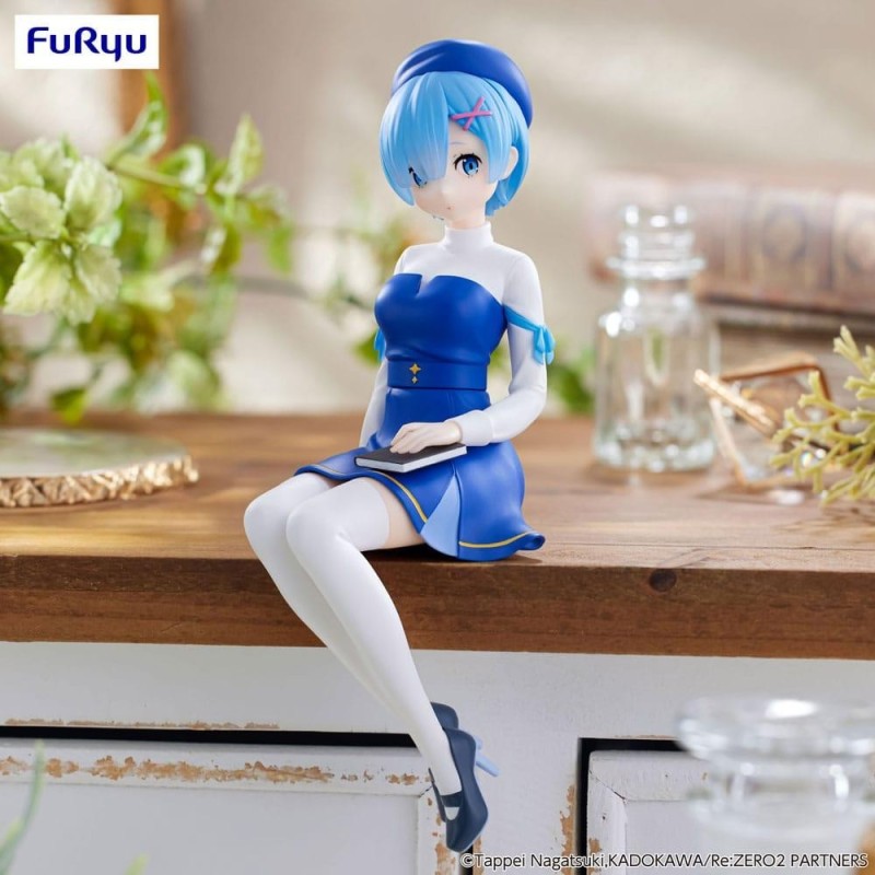 RE ZERO - Rem "Book Girl" - Statuette Noodle Stopper 15cm 