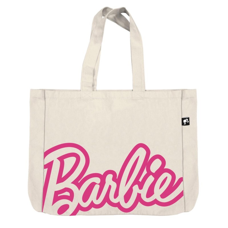 BARBIE - Logo - Grand Sac en Toile - 46x40,5x10cm 