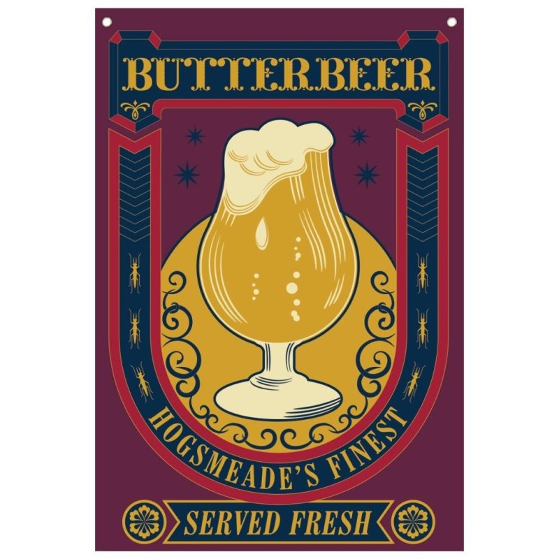 HARRY POTTER - Bière au Beurre - Banner Murale '125 x 85 cm' 