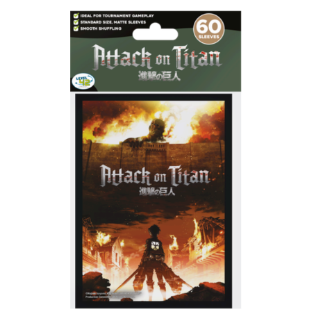 L'ATTAQUE DES TITANS - Wall - Protège-cartes Taille Normale (66x91mm) 