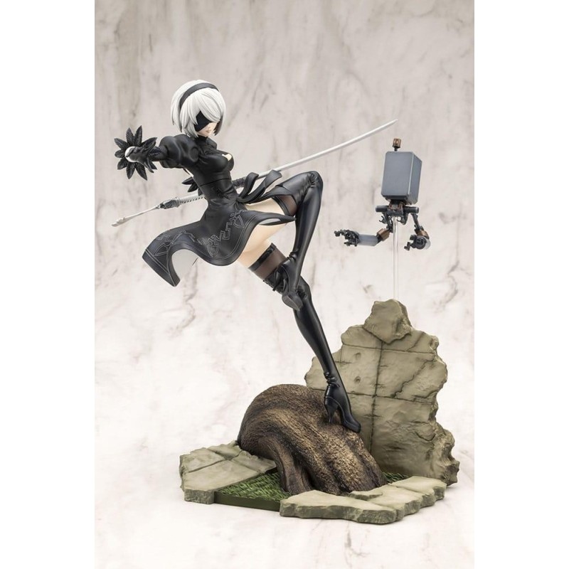 NIER AUTOMATA VER. 1.1A - 2B - Statuette ARTFXJ 1/8 24cm 