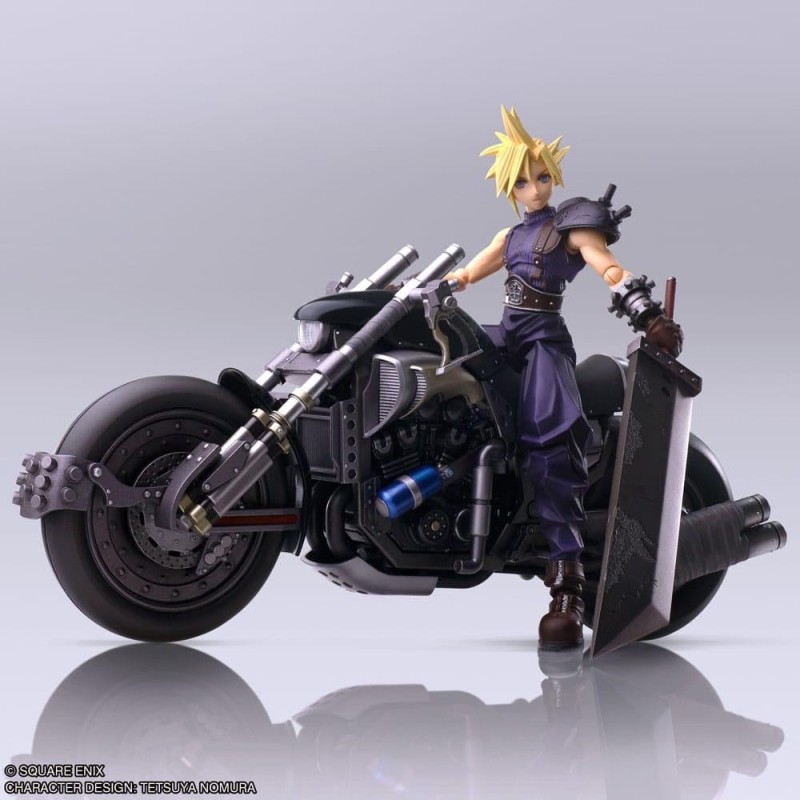 FINAL FANTASY VII - Cloud & Hardy-Daytona - Figurine Bring Arts 15cm 