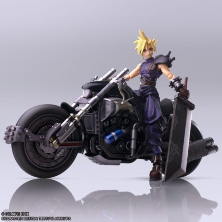 FINAL FANTASY VII - Cloud & Hardy-Daytona - Figurine Bring Arts 15cm 