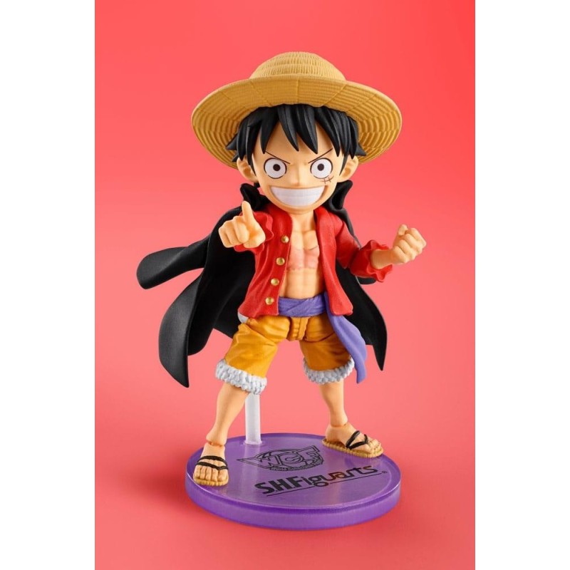 ONE PIECE - Luffy - Figurine WCF X S.H. Figuarts 8cm 