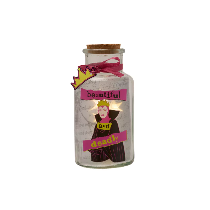 VILLAINS - Reine Sorcière - Lantern Lumineuse - 17 cm 
