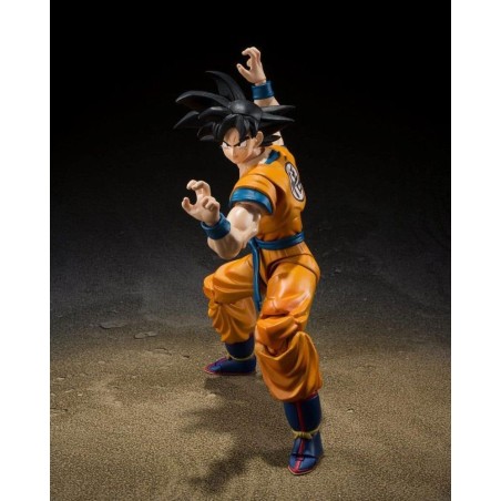 DRAGON BALL Z - Son Goku "Super Hero" - Figurine S.H. Figuarts 14cm 