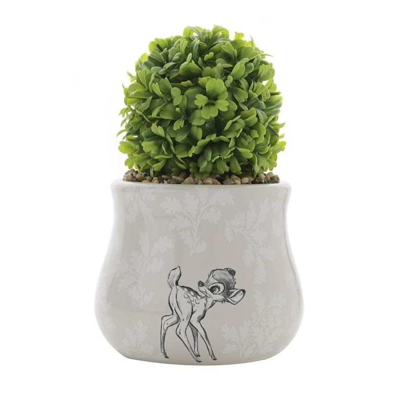 DISNEY - Forest - Bambi - Pot + Fausse Plante 