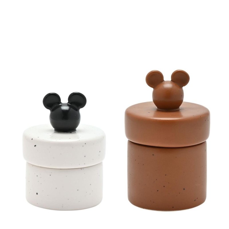 MICKEY - Shapes - Duo - 2 Boîtes à Bijoux avec Couvercle 
