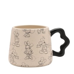 MICKEY & MINNIE - Shapes - Black&White - Mug 3D 2