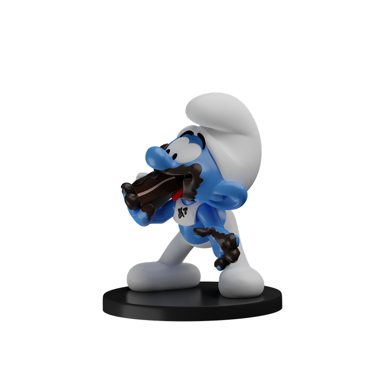 SCHTROUMPF - Schtroumpf Gourmand - Figurine 11cm 