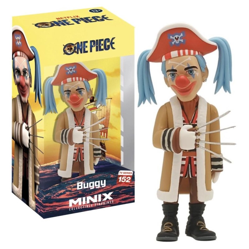 ONE PIECE - Buggy - Figurine Minix # 12cm 