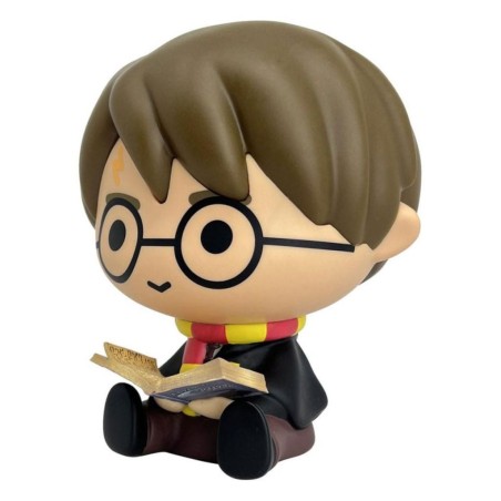 HARRY POTTER - Harry avec livre de sort - Tirelire PVC 16cm 