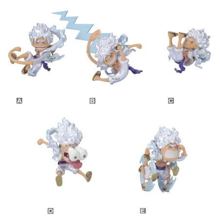 ONE PIECE - WCF Luffy Gear 5 Metallic - Assortiments 12 Figurine 7cm 