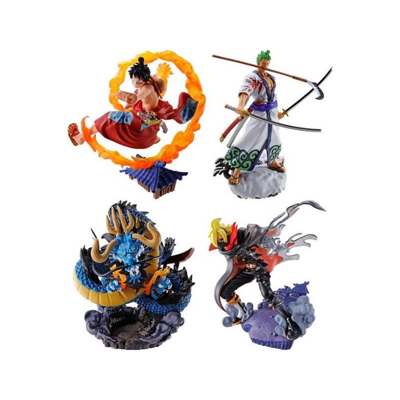 ONE PIECE - Wano Kuni - Statuettes Petitrama Vol.1 9cm 
