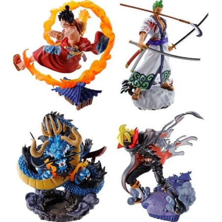 ONE PIECE - Wano Kuni - Statuettes Petitrama Vol.1 9cm 