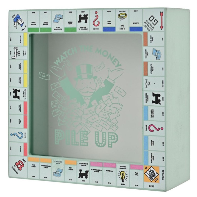 MONOPOLY - Plateau de Jeu - Boîte Tirelire 