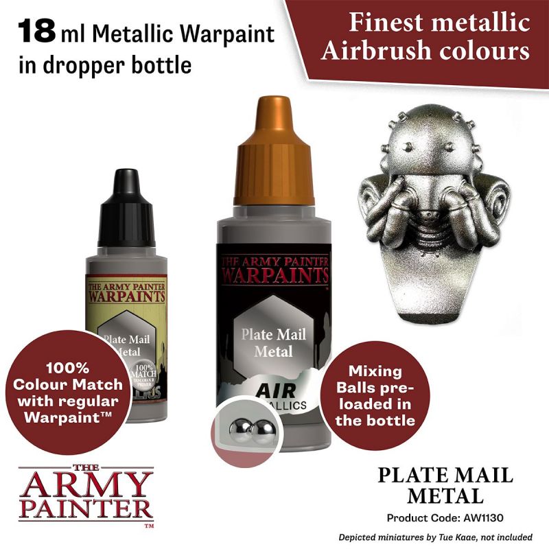 Air Metallic Plate Mail Metal