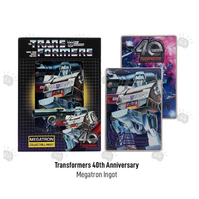 TRANSFORMERS - 40th Anniversary - Decepticons -Lingot Edition Limitée 