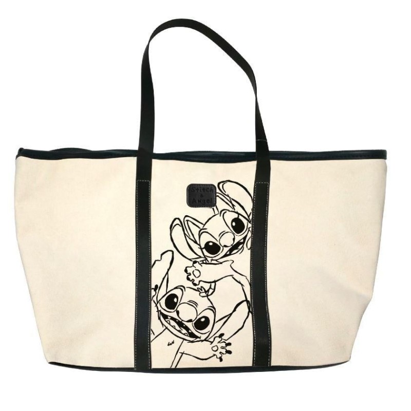 STITCH & ANGEL - Sac à Bandoulière en Toile - 35x31x20cm 