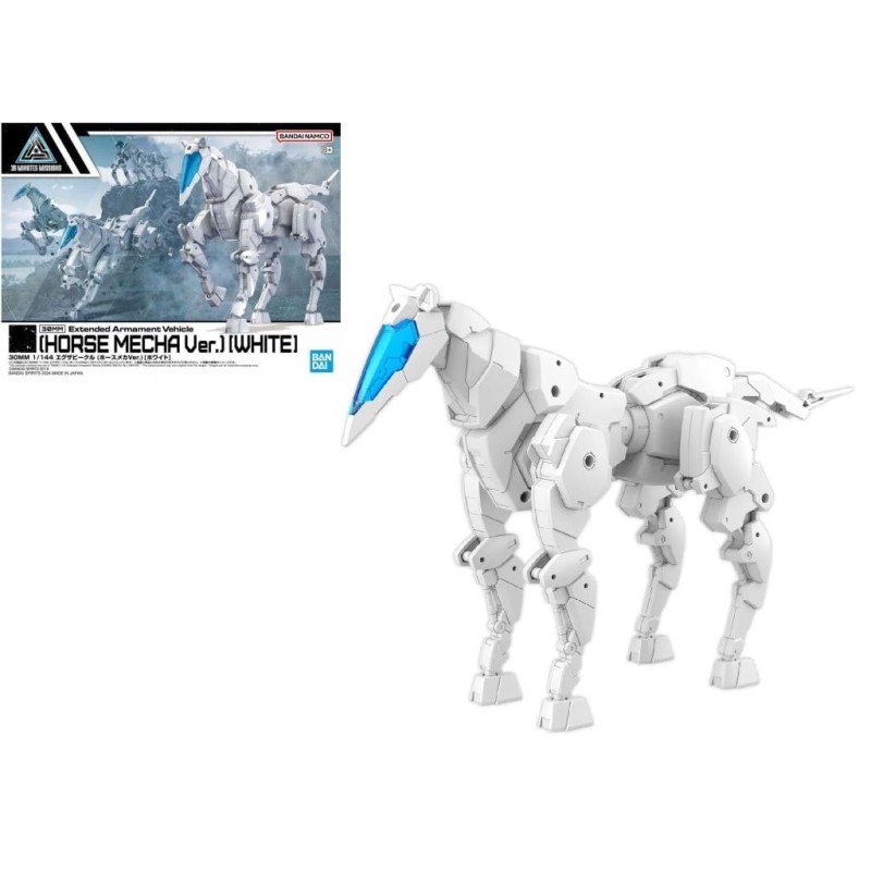 30MM - 1/144 Extended Armament Vehicule (Horse Mecha) White -Model Kit 