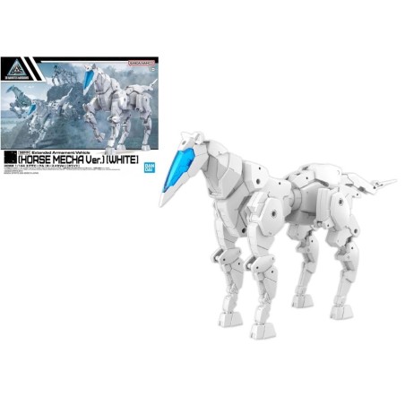 30MM - 1/144 Extended Armament Vehicule (Horse Mecha) White -Model Kit 