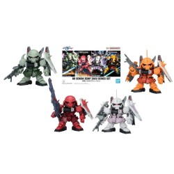 GUNDAM - BB Senshi ZGMF Zaku Series Set - Model Kit 2