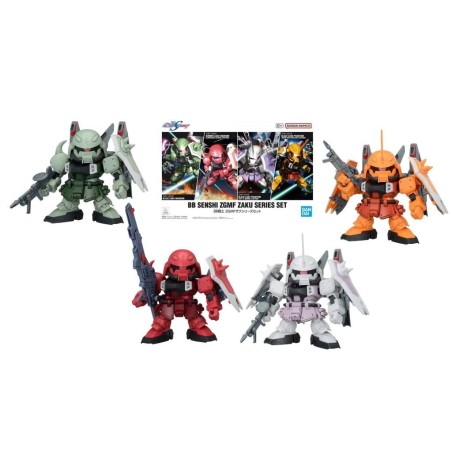 GUNDAM - BB Senshi ZGMF Zaku Series Set - Model Kit 