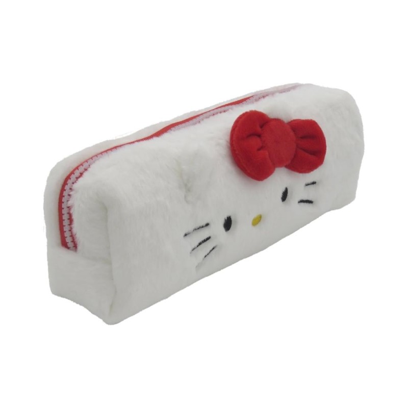 HELLO KITTY - Trousse Rectangulaire Fourrure 