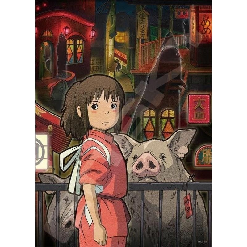 LE VOYAGE DE CHIHIRO - De l'autre côté du tunnel - Puzzle Vitrail 500P 
