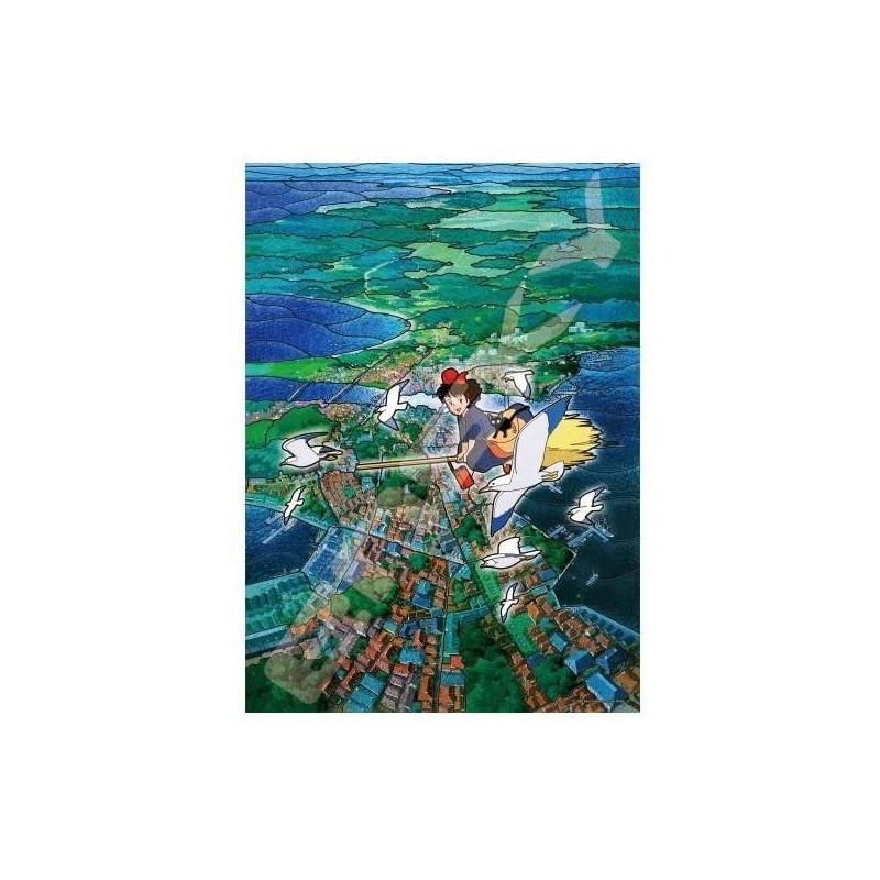 KIKI LA PETITE SORCIERE - Ciel de Koriko - Puzzle Vitrail 500P 