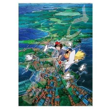 KIKI LA PETITE SORCIERE - Ciel de Koriko - Puzzle Vitrail 500P 