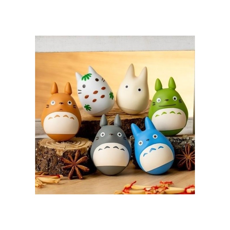 MON VOISIN TOTORO - Assortiment 6 Figurines Roly-Poly 5cm 