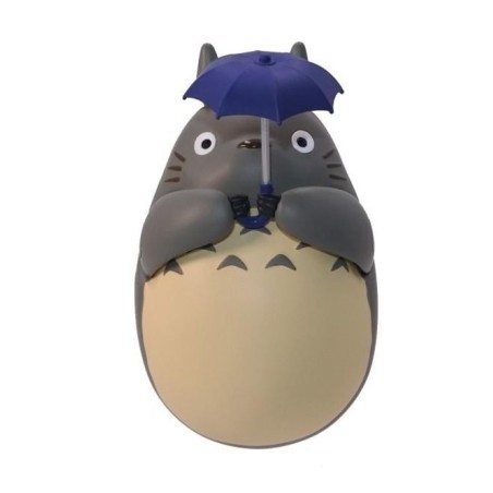 MON VOISIN TOTORO - Totoro Gris Parapluie - Figurine Culbuto 7.3cm 
