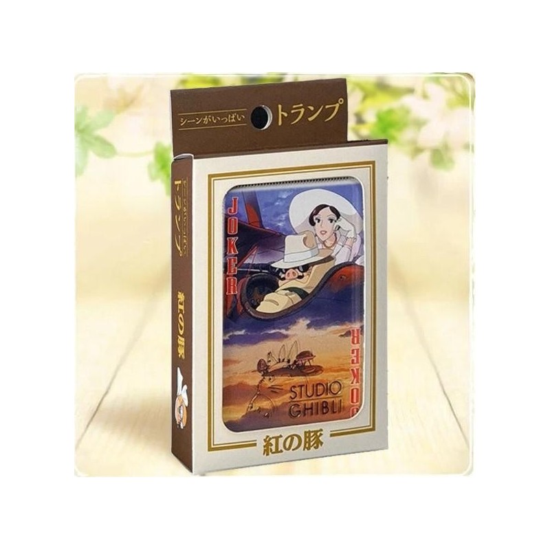 GHIBLI - Porco Rosso - Jeu de cartes à jouer (54 cartes) 