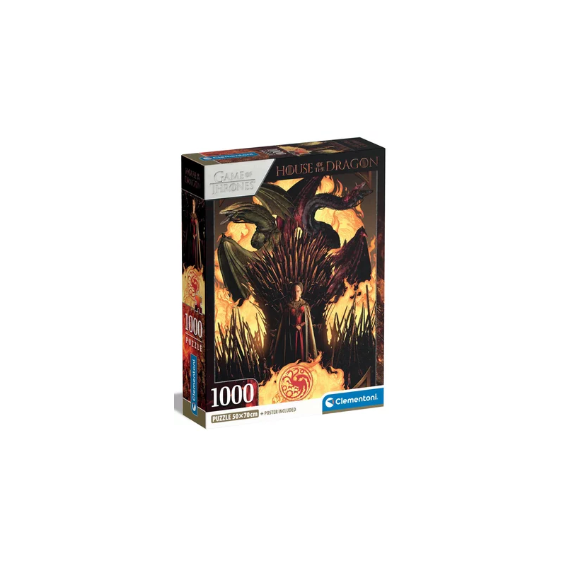 HOUSE OF THE DRAGON - Throne de Fer - Puzzle 1000P 
