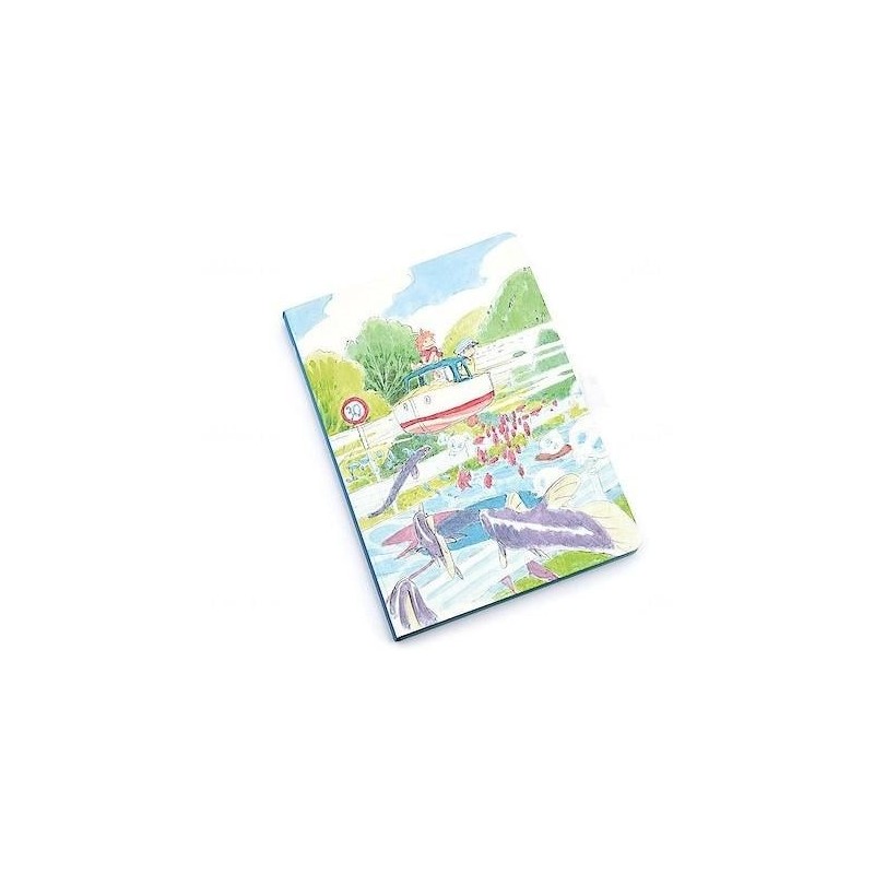PONYO SUR LA FALAISE - Ponyo & Sasuke - Carnet de notes 17.8x12.7cm 