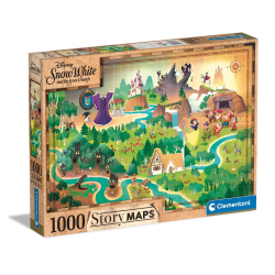 DISNEY - Blanche-Neige - Puzzle Story Maps 1000P 2